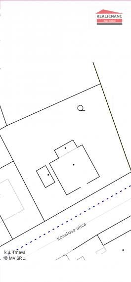 REALFINANC - 100 % Aktuálny Spiegelsal !!! pozemok 767 m2 - 27,3 x 28 m, so starým domom, Trnava koceľova ulica !!!