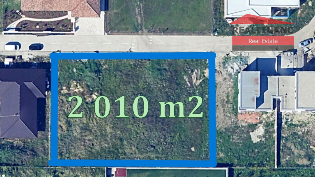 REALFINANC – 100% aktuálny! Stavebný pozemok celkom 2.010 m2, EXKLUZÍVNA lokalita Trnava !!!