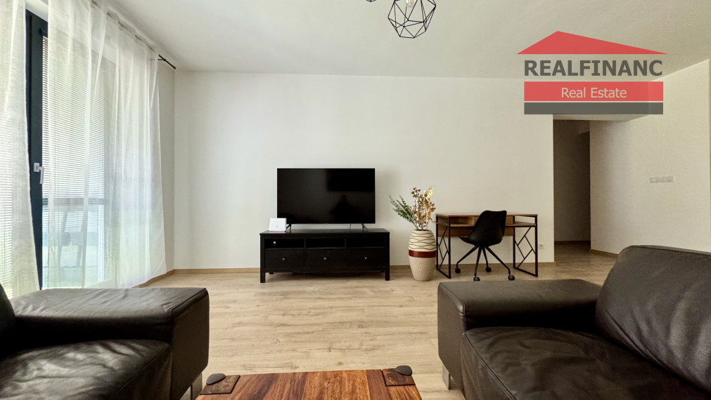 Na prenájom VEĽKÝ 2.-izb. byt (75m2) s TERASOU (19m2), 2x šatník, klíma, široké park. miesto, NOVOSTAVBA - CENTRU MESTA