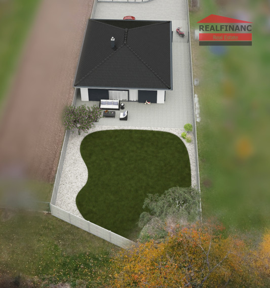 Na predaj NOVOSTAVBA 4.-izb. RD - bungalov, slnečný pozemok 552m2, hliníkové žal. v cene, tichá lokalita, tepelné čerpadlo, Dolná Krupá