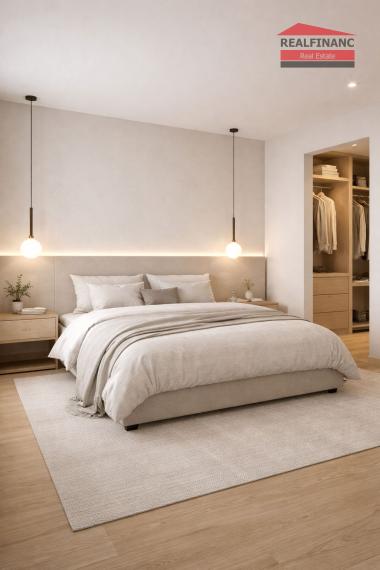 REALFINANC – 100% aktuálny! Novostavba 2 izbový murovaný byt 67,28 m2 v štandarte s kuchynskou linkou !
