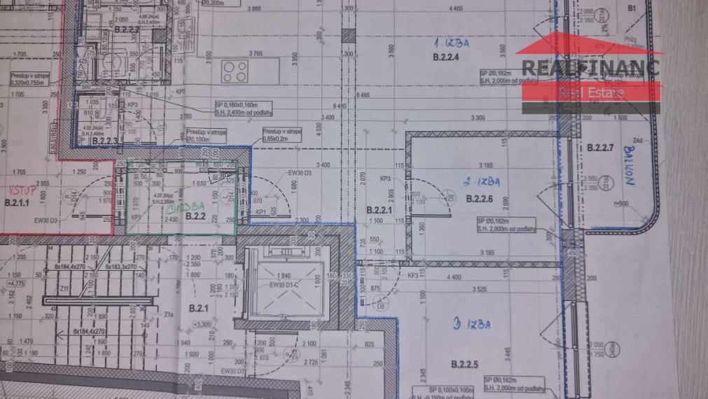 REALFINANC 100% aktuálny!!! Novostavba 2-3 izbový byt 77,5 m² v novostavbe Rezidencia Hviezdoslavova v centre mesta Trnava.