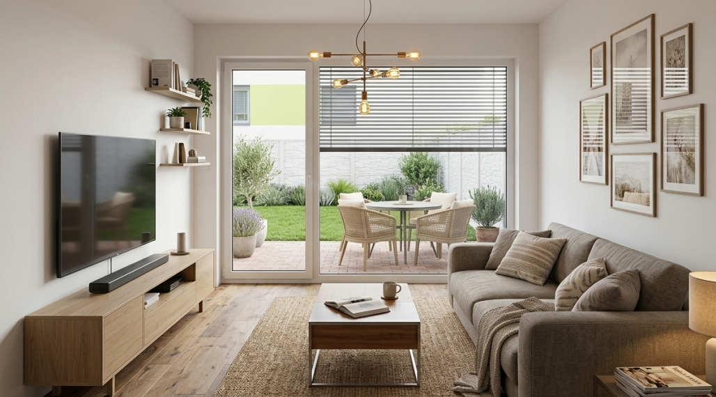 POSLEDNÝ VOĽNÝ, dokončenie v štandarde!!! NOVOSTAVBA 4.-izb. RD, hliníkové žalúzie, 2x park. miesto, obec Dolná Krupá